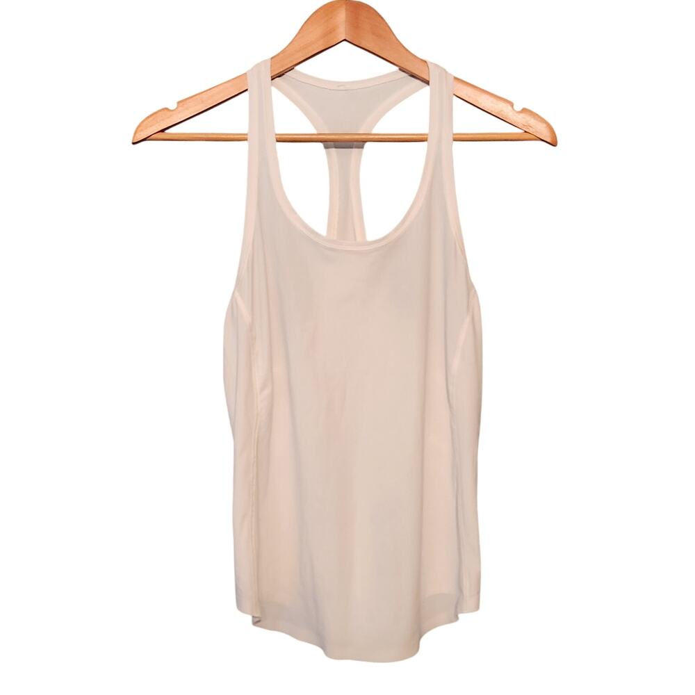 Lululemon Small white raceback Tank